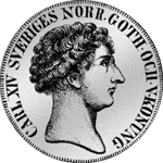 Silber Münze Reichs Spezies Taler Bildseite 1822