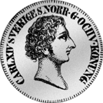 1834 Silber Münze 1/8 Reichs Spezies Taler Bildseite