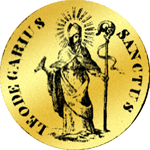 1715 Gold Münze Einfacher Dukaten Bildseite