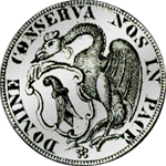 Basel Silber Münze 1 Frank 10 Batzen 1766
