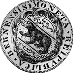 Taler Patagon Silber Münze 1679 Bern