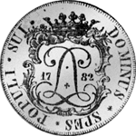 Münze 1782 1 Frank 10 Batzen Stück Silber Luzern