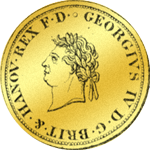 Doppelter Georgsdór Doppelpistole Gold Münze 1829