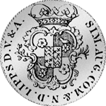 Rückseite Münze Silber Kurant Taler Reichs 1772