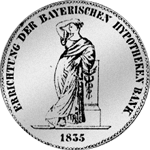 Spezies Taler Konvent Münze Silber 1835
