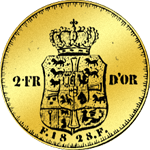 1828 Doppell Friedrichsdór 1828 Münze Gold