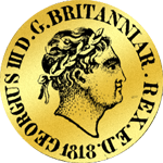 1 Pfund Sovereign 1818 Gold Münze