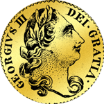 1776 Gold Guinee Münze 1776