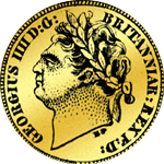 1/2 Sovereign 1825 Münze Gold