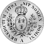 Halber Laub Neu Taler Silber Münze 1791