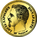 20 Franken Stück Gold Münze 1852