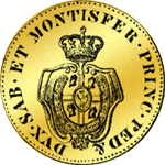 1773 Gold Münze Mezzo Carlino