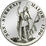 1796 Batista Giam di Scudo Münze Silber