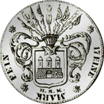 Doppel Kurant Mark Stück Silber Münze 2 1808