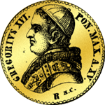 1845 5 Scudi Münze Gold