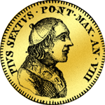 Zechine Gold Münze 1782