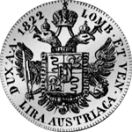 1822 Lira Austriaca 100 Centessimi