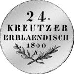 Münze Silber 24 Kreuzer 1800