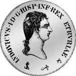 1803 Hetrurien Taler Silber Münze Pisis