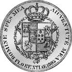 Lire Fünf Silber Münze 1803