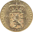 10 Gulden Goldmünze