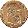 Goldmünze Leopold 20 Fr