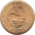 2 Rand Gold Münze
