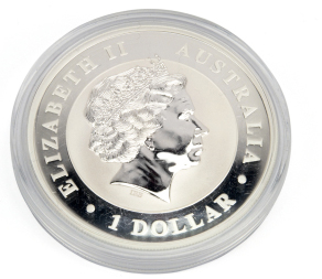 Silbermünze der Perth Mint aus Australien