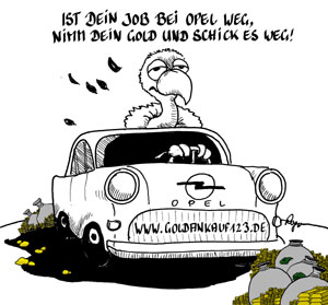 Opel Karikatur